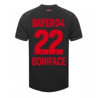 Billiga Bayer Leverkusen Victor Boniface #22 Hemma fotbollskläder 2023-24 Kortärmad